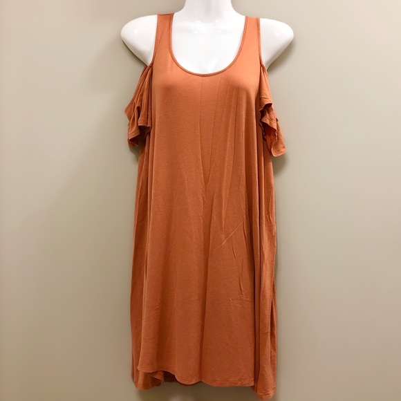 orange flare sundress - Picture 1 of 3